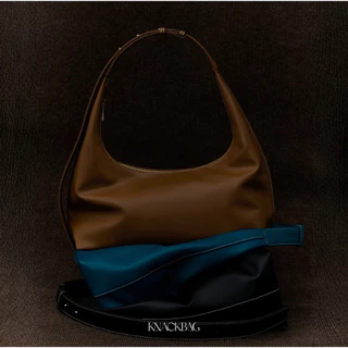 KNACKBAG - Hobo Bag - กระเป๋ารุ่นโฮโบแบ็ค ทรงโฮโบ หนังเรียบสังเคราะห์ (PU Smooth)