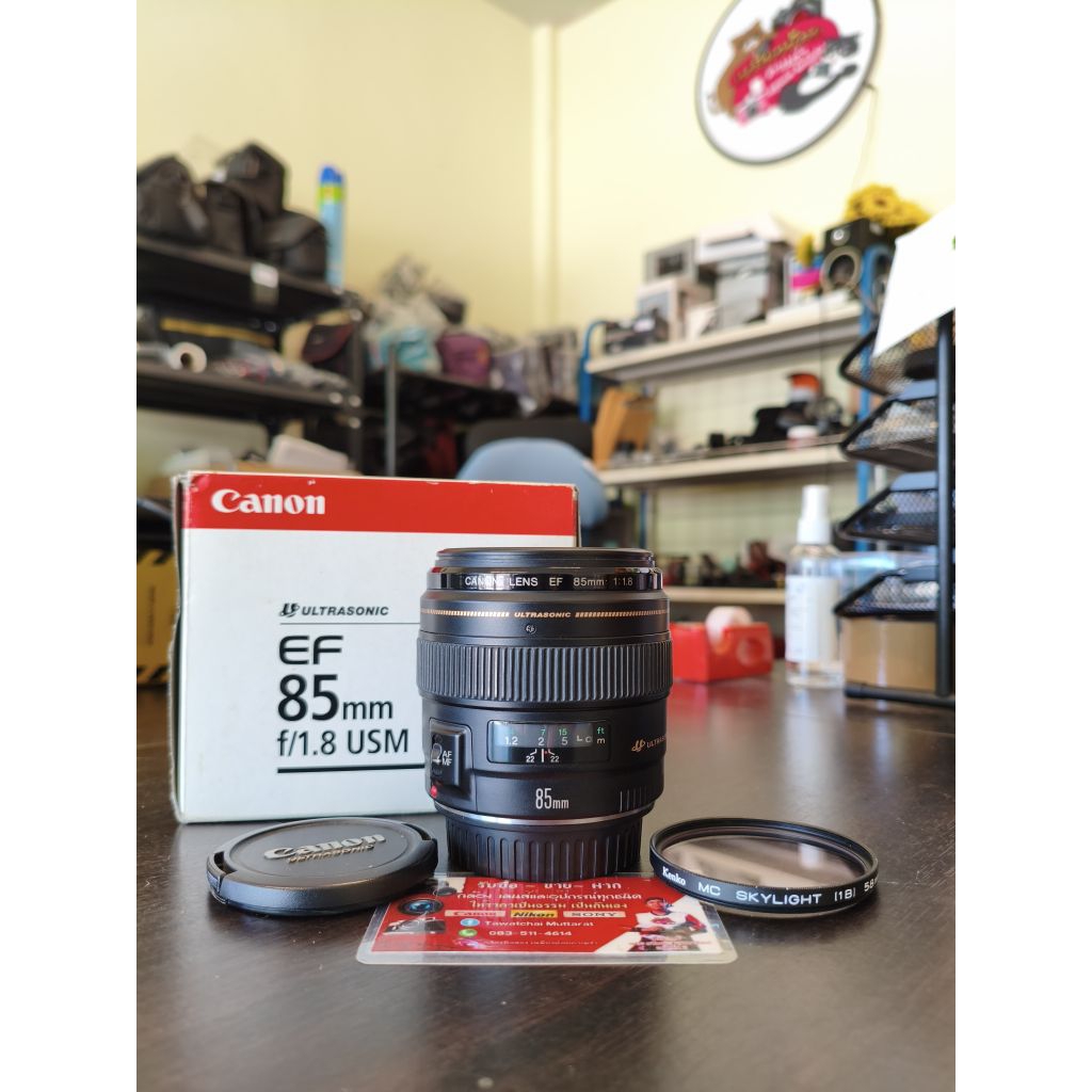เลนส์ Canon EF 85 F1.8 USM ถูกๆ