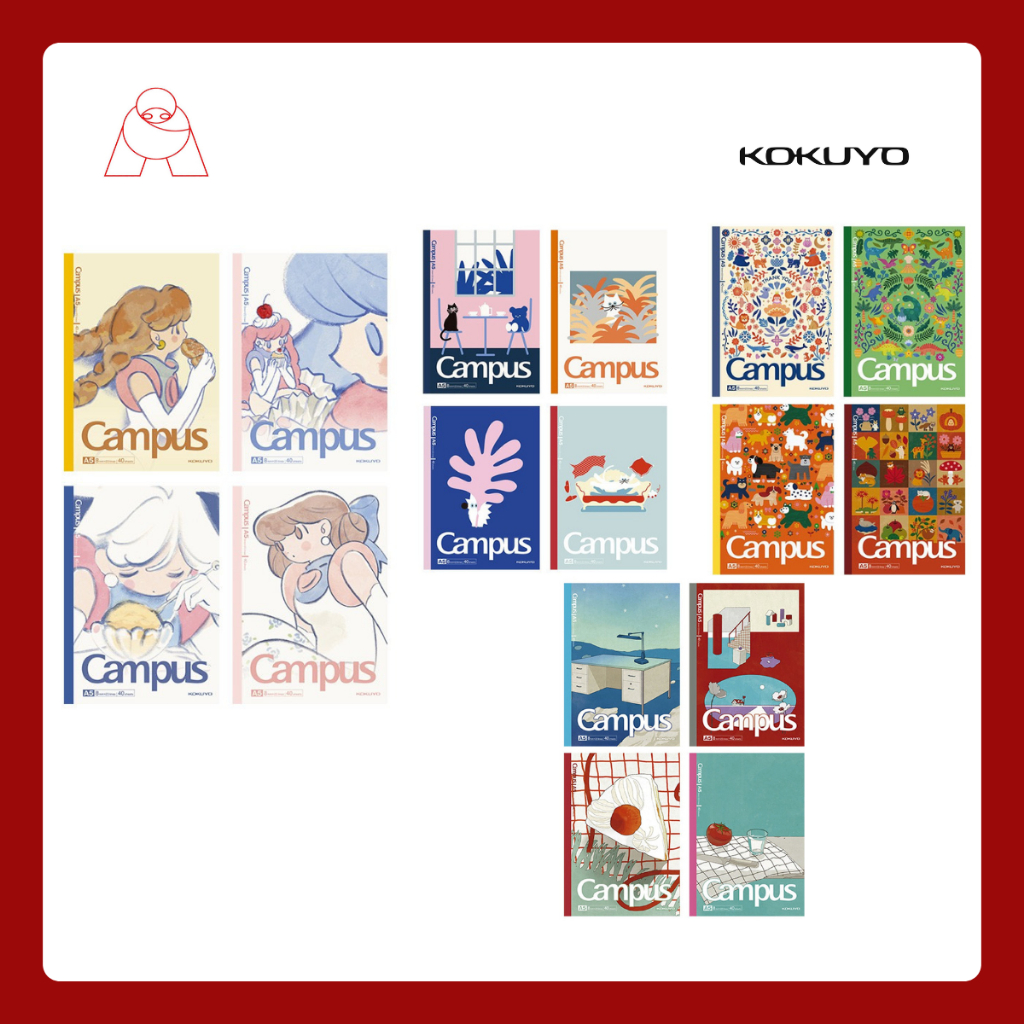 KOKUYO CAMPUS ILLUSTRATOR NOTEBOOK A5 40P