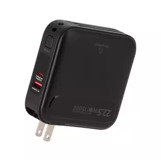 พาวเวอร์แบงค์ TECHPRO 15,000 mAh พร้อมสายในตัว 3-in-1 22.5W รุ่น UP1501 มาตราฐาน CCC by Banana IT