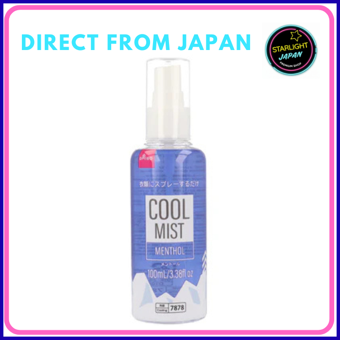 DAISO COOL MIST Menthol Spray 100ml Cooling Spray for Clothes Summer Refresh Direct from Japan [Dire