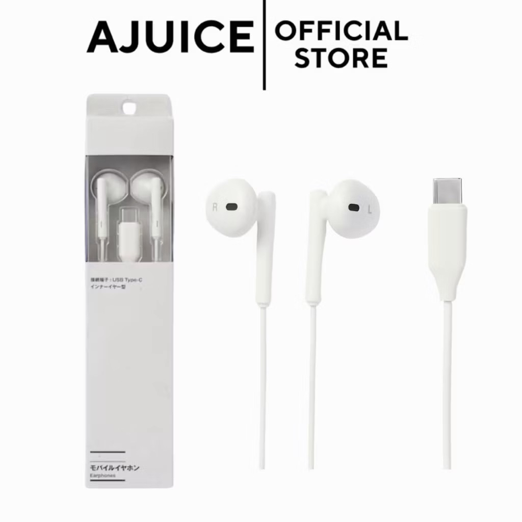 ส่งด่วน✅พร้อมส่งที่ไทย‼️ หูฟังมูจิ muji มีสาย หิ้วจากญี่ปุ่น