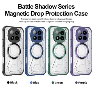 เคสใส แม่เหล็ก สำหรับ Xiaomi Redmi Note15 Note15Pro Plus Note14Pro Plus Poco M8 M8PRO X7 กันกระแทก
