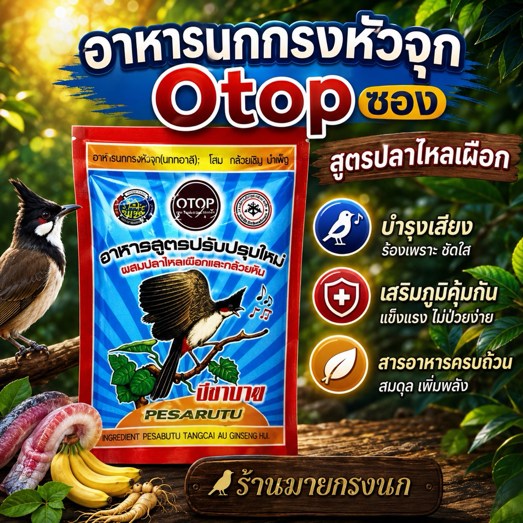 อาหารนก Otop (สูตรปลาไหล)📍