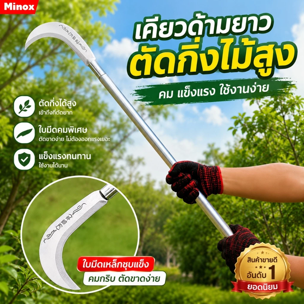 มีดตัดหญ้า เคียวแมงกานีส มีดพร้า มีดเหล็กแมงกานีส เคียว เคียวตัดกิ่งไม้ มีดเกี่ยวหญ้า มีดแมงกานีส มีดเคียว