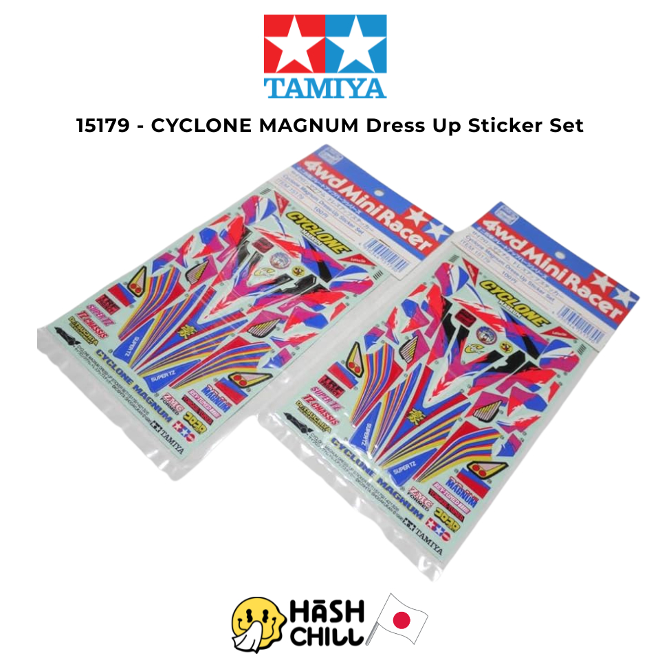 Tamiya 15179 - CYCLONE MAGNUM Dress Up Sticker Set