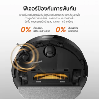 [Hot]Dreame F20 Robot Vacuum 20000Pa Vacuum Cleaning Robot ป้องกันผมพันกัน การควบคุมแอป เครื่องดูดฝุ่นและถูพื้น 2in1