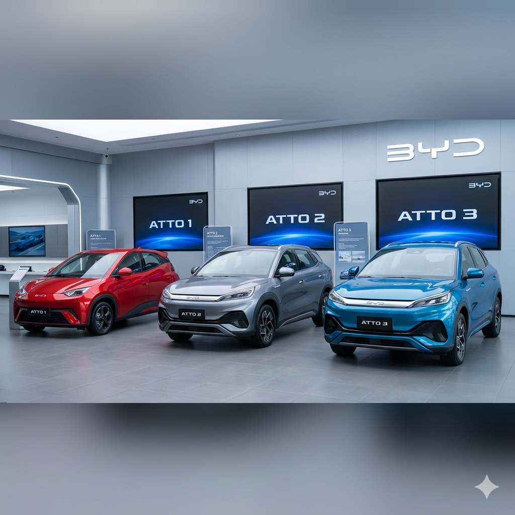 EV Guard แผ่นกันกระแทกใต้ท้อง BYD Atto ตรงรุ่น