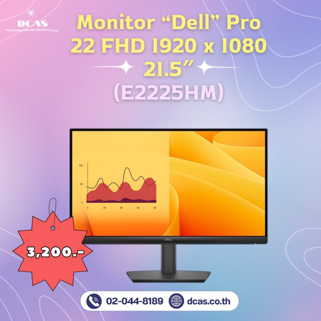 Monitor “Dell” Pro 22 E2225HM FHD 1920 x 1080 21.5″