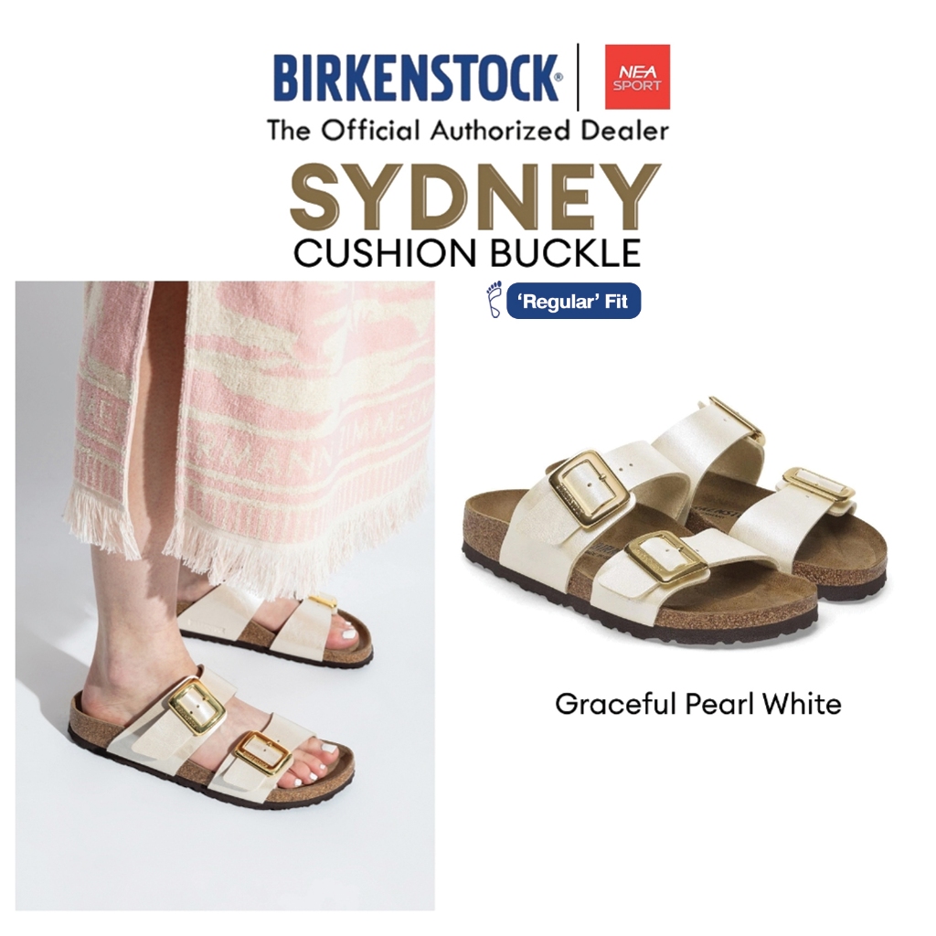 [ลิขสิทธิ์แท้] BIRKENSTOCK SYDNEY CUSHION BUCKLE (REGULAR FIT) รองเท้าแตะ รุ่นฮิต ทรงมาแรง หญิง