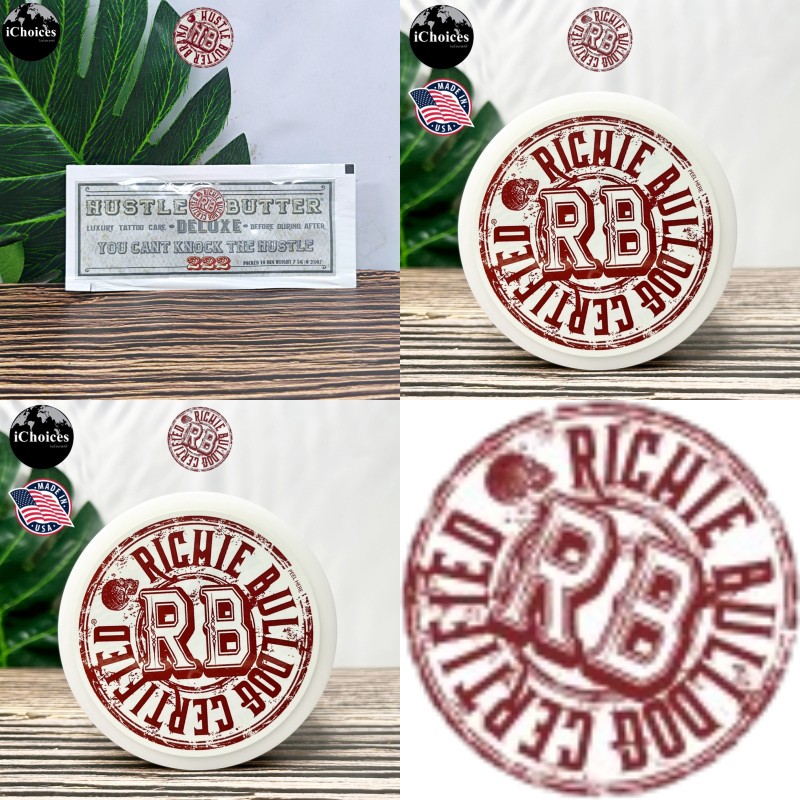 [Hustle Butter Tattoo] Deluxe Luxury Tattoo Care Balm 5g,30 ml Or 150 ml บาล์มบำรุงผิวหลังสัก ครีมดูแลรอยสัก