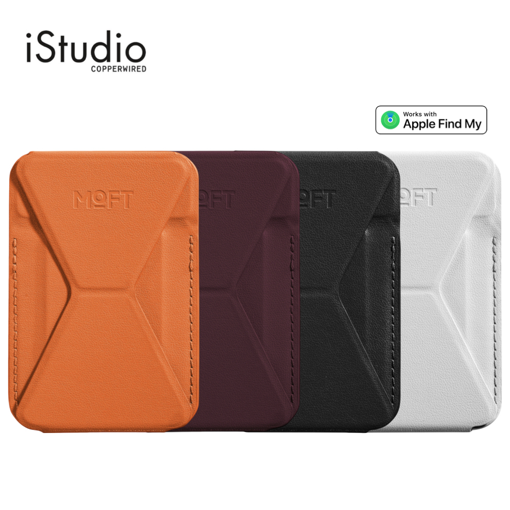 MOFT ขาตั้งพร้อมที่ใส่บัตร Trackable Wallet Stand (MOVAS) รองรับ Apple Find My | iStudio by Copperwired
