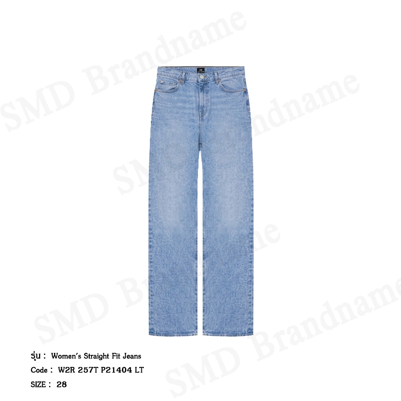 Paul Smith กางเกงยีนส์ผู้หญิง รุ่น Women's Straight Fit Jeans Code: W2R 257T P21404 LT