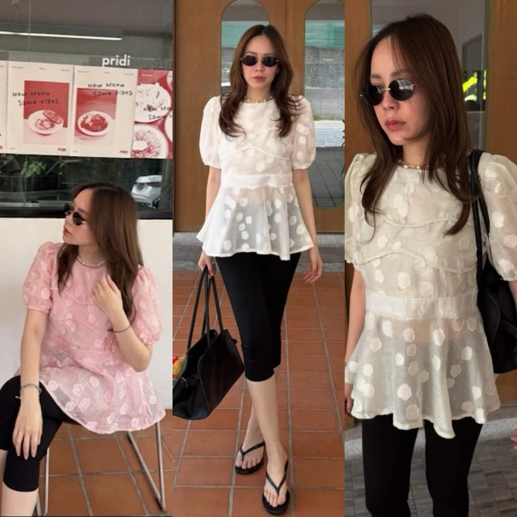 tshop เสื้อ Sheer rose