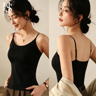 H5H เสื้อสายเดี่ยวผู้หญิง ผ้าเย็นบางเบา ใส่สบาย ระบายอากาศ ทรงเข้ารูป สวยหรูดูดี ไม่อับชื้น