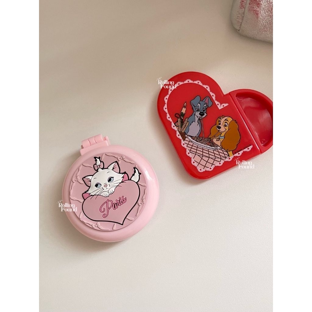(พร้อมส่ง) 🏷อย่าลืมเก็บโค้ด〰️หวีกระจกพกพามารี/เลดี้🇯🇵