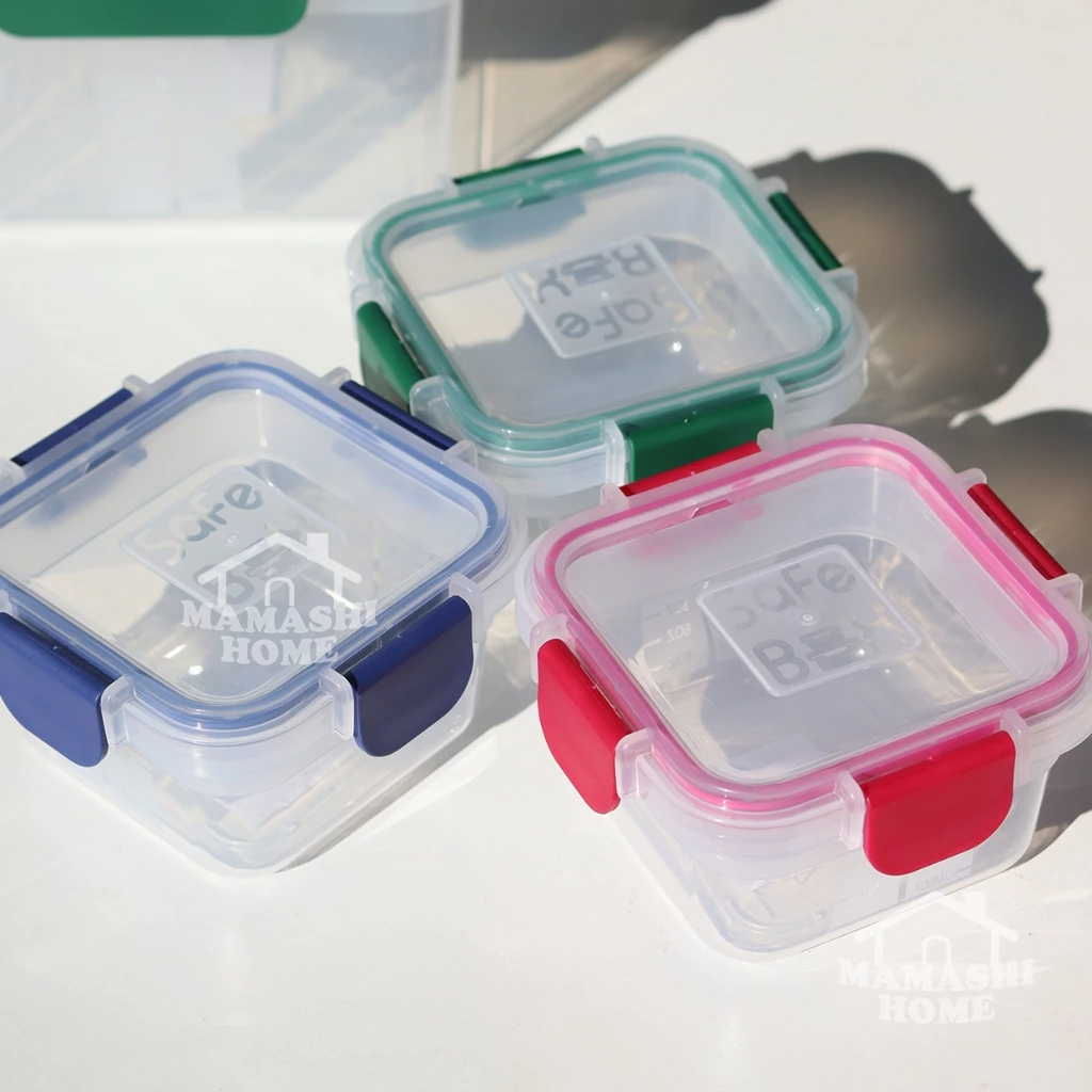 กล่องใส่อาหาร กล่อง Safe Box เข้าไมโครเวฟได้ มีหลายขนาด ผลิตในประเทศไทย