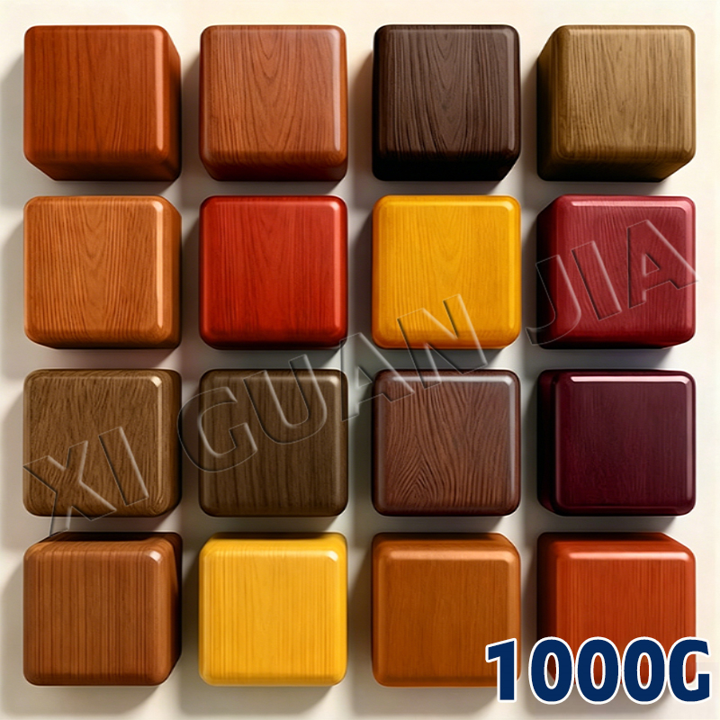 สีย้อมไม้ สูตรน้ำ ชนิดเงา สีโอ๊ค กันน้ำ 1000g