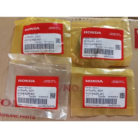 ชุดลูกปืนราวเกียร์ Wave125R/S/X Wave125i ปี2005-21 Wave100 Wave110i ปี2009-2020 แท้ศูนย์HONDA