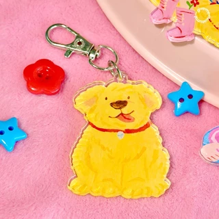 little moody keyring พวงกุญแจอะคริลิกลายน้องดื้อ พิมพ์ลายชัดทั้งสองด้าน give.me.museums