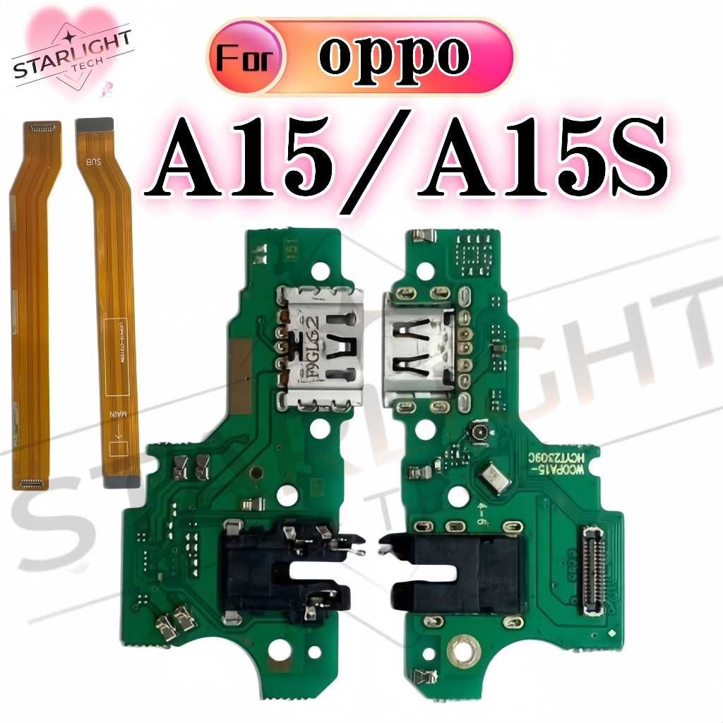 แพรตูดชาร์จ ตูดชาร์จ (Charging board) สําหรับ oppo A15 A15S แพรต่อจอ (Board Flex)