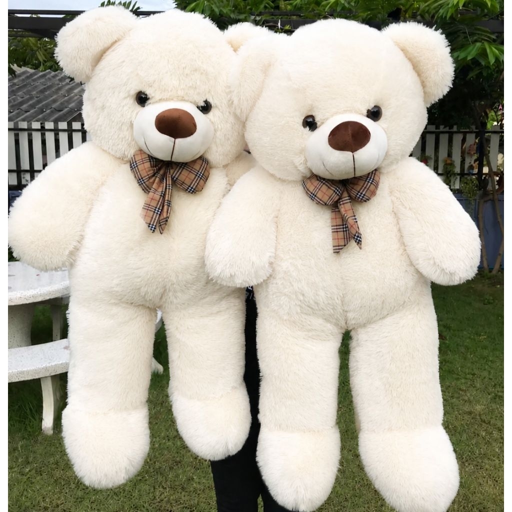 [ส่งด่วน]💖ตุ๊กตาหมีตัวใหญ่100-110เซน🐻งานพรีเมียม✅️ขนฟูนุ่ม ใยนิ่ม🥰(เขียนอวยพรฟรี) ของขวัญเซอร์ไพรส์แฟน รับปริญญาปัจฉิม