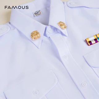 ชุดพนักงานราชการแขนยาวสีขาวชาย /เสื้อพนักงานราชการแขนยาวสีขาวชาย (สินค้าเสื้อ1ตัว)