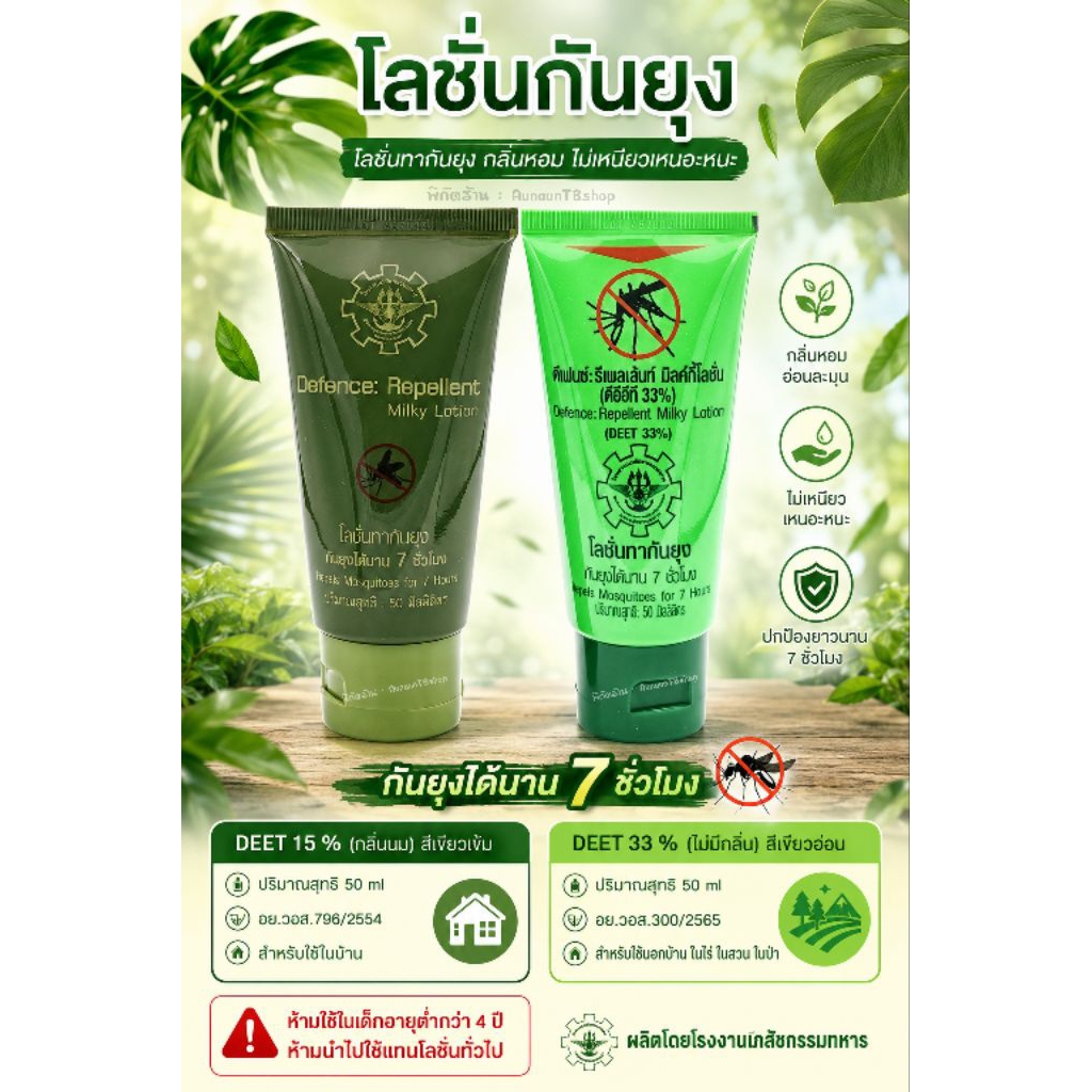 (โลชั่นกันยุงกัด) รีเพลเล้นท์ มิลค์กี้โลชั่น