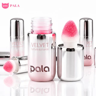 PALA บลัชออนเนื้อน้ำ VELVET LIQUID BLUSHER บลัชออน ทาแก้มและเปลือกตา 7g. แบรนด์ไทย มี อ.ย.