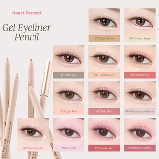 Heart Percent Gel Eyeliner Pencil #ฮาร์ทเปอร์เซ็นต์ #ดินสอเขียนขอบตาเนื้อเจล #อายไลเนอร์
