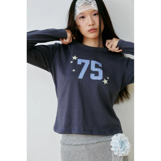ROUTH 75 เสื้อยืดแขนยาว
