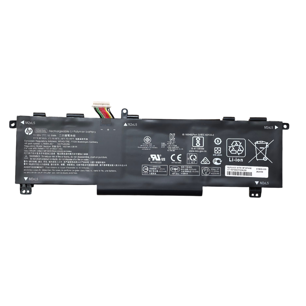 แบตเตอรี่ HP SD03XL SD06XL Omen 15 2020 15-EK 15-EN Gaming 15-FA HSTNN-DB9U L84357-AC1 L84392-005 Battery 52.5Wh แบตใหม่