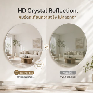 Reflexe กระจก กระจกอะครีลิค กระจกโค้งงอได้ไม่แตกง่าย หากมีความเสียหายใด ๆ ให้ชดเชยทันที