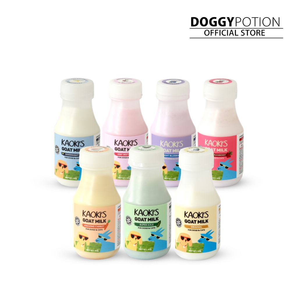 Kaoki’s Good Night Goat Milk เคาคียส์ นมแพะสูตรกู๊ดไนท์ สำหรับสัตว์เลี้ยง