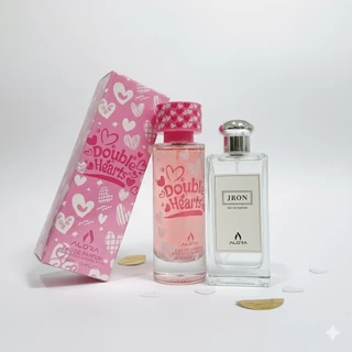 โปรคู่2ขวด ALORA Double Hearts EDP 100ML น้ำหอมผู้หญิง กลิ่นช็อคโกแลต หอมหวาน -3258