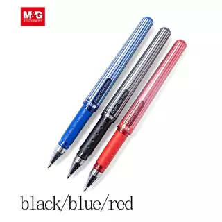 [ของแท้] M&G ปากกาเจล Expert Gel แบบปลอก หัวใหญ่ 0.7mm เขียนลื่น ด้ามจับยางนุ่ม ปากกาเซ็น รุ่น AGP13671