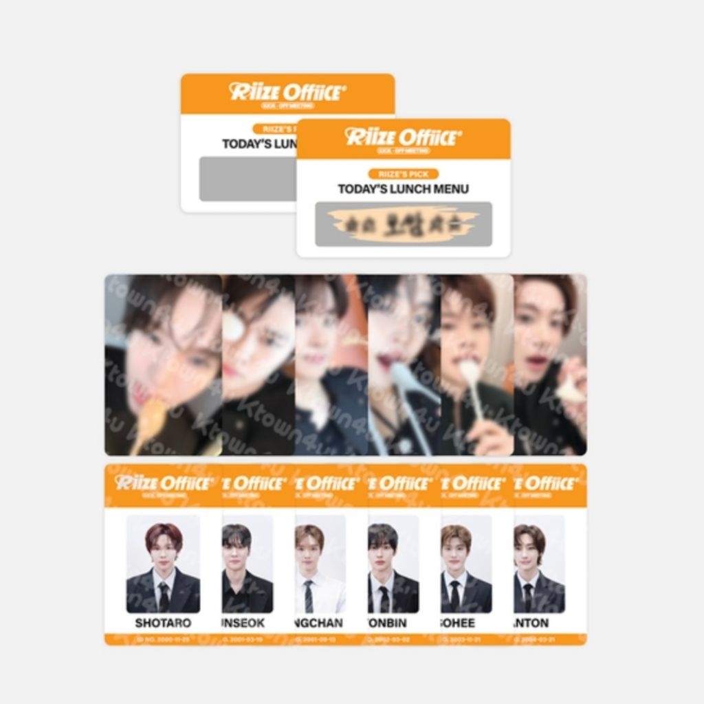 ♡ พร้อมส่ง/รอบหิ้ว RIIZE 1000 DAYS FAN PARTY OFFICE FORTUNE SCRATCH