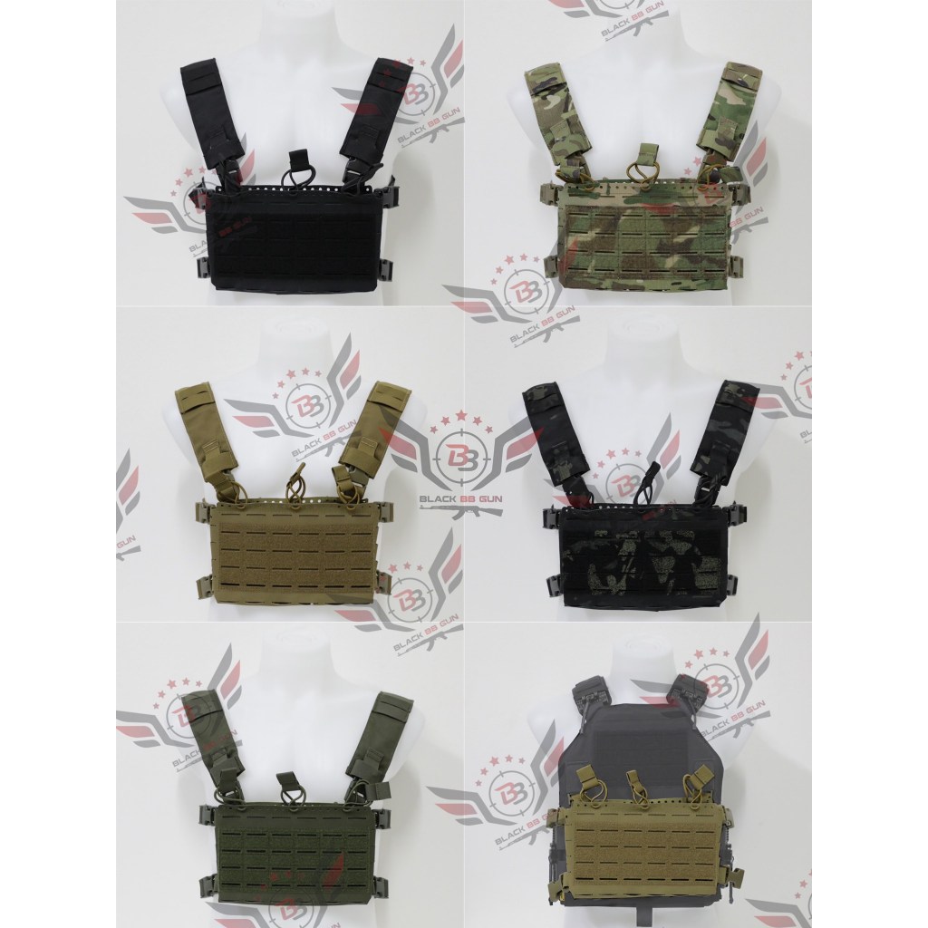 เสื้อเอี๊ยมตกปลา รุ่น MK5 (สายโยงบ่า) (MK5 Chest Rig) (Micro Fight Chassis MK5) (Micro Chest Rig)