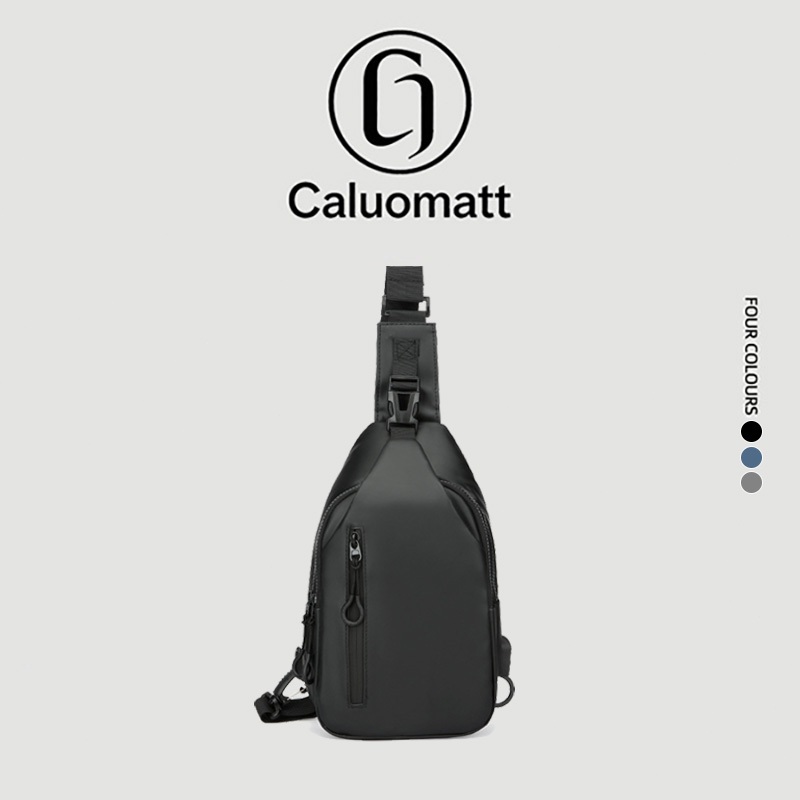 【Caluomatt.TH】กระเป๋าคาดอกผู้ชาย กระเป๋าสะพายข้างผู้ชาย ใส่iPadได้ แฟชั่นสไตล์เกาหลี ใบเล็กจุของเยอะ รุ่นใหม่ 2026