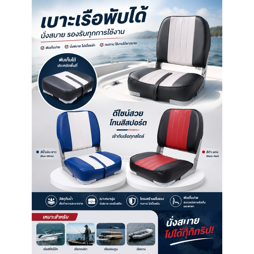 เบาะเรือคุณภาพ เกรด A