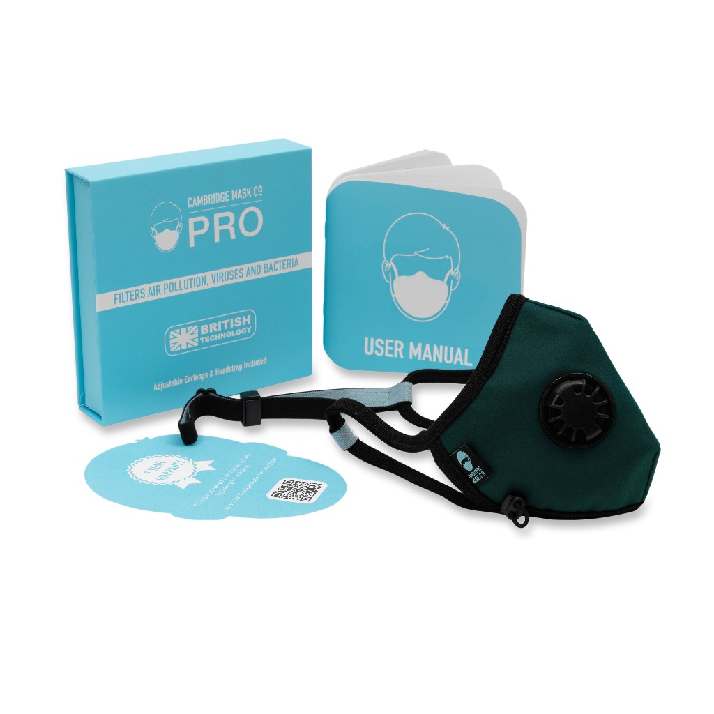 *พร้อมส่ง* Cambridge Mask Co, The Watson Pro Mask - หน้ากาก N99 ป้องกันมลพิษฝุ่น PM2.5 เทคโนโลยี Fil