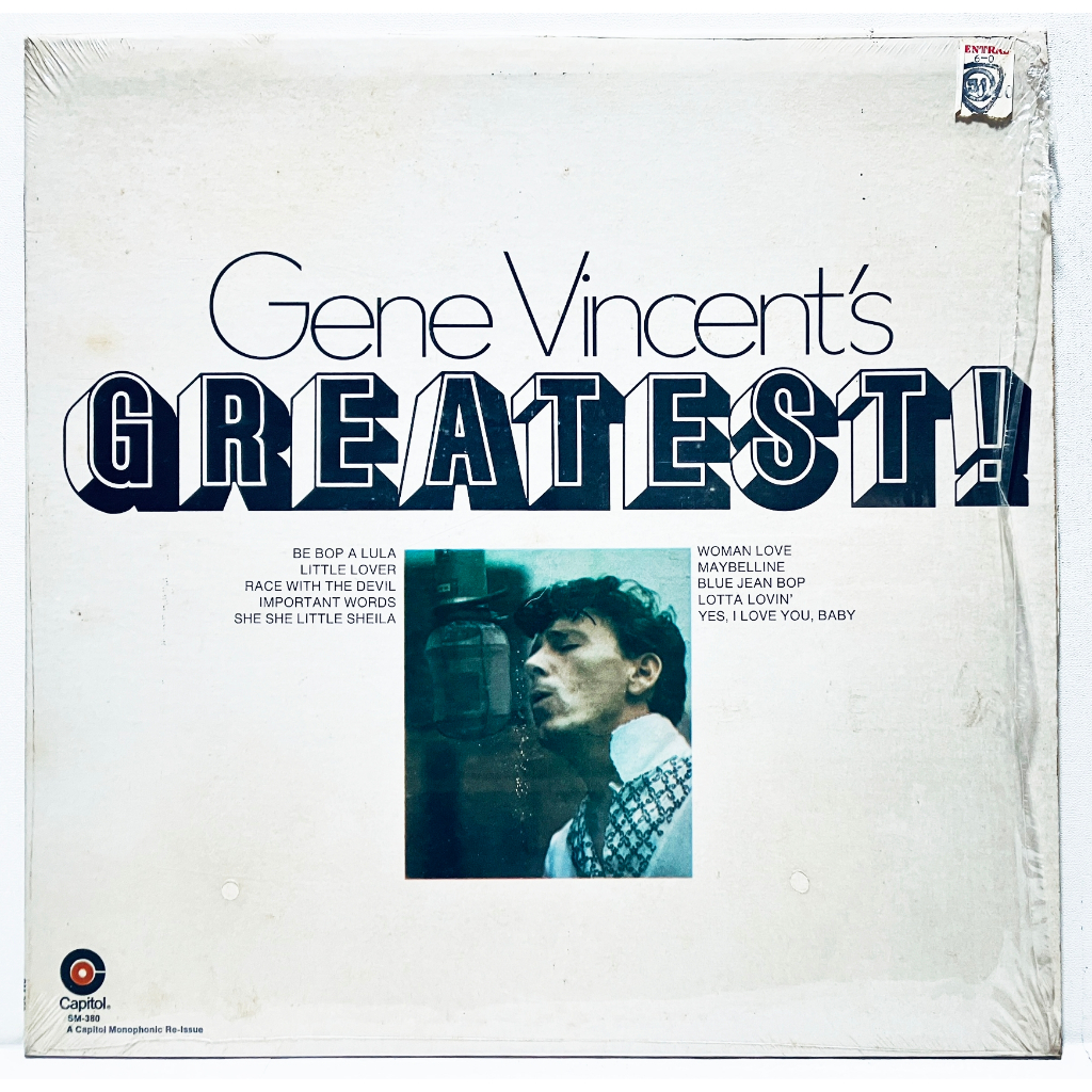 แผ่นเสียง LP Vinyl Record | Gene Vincent – Gene Vincent's Greatest