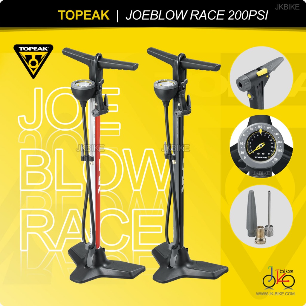 สูบลมตั้งพื้น 200psi TOPEAK JOEBLOW RACE FLOOR PUMP