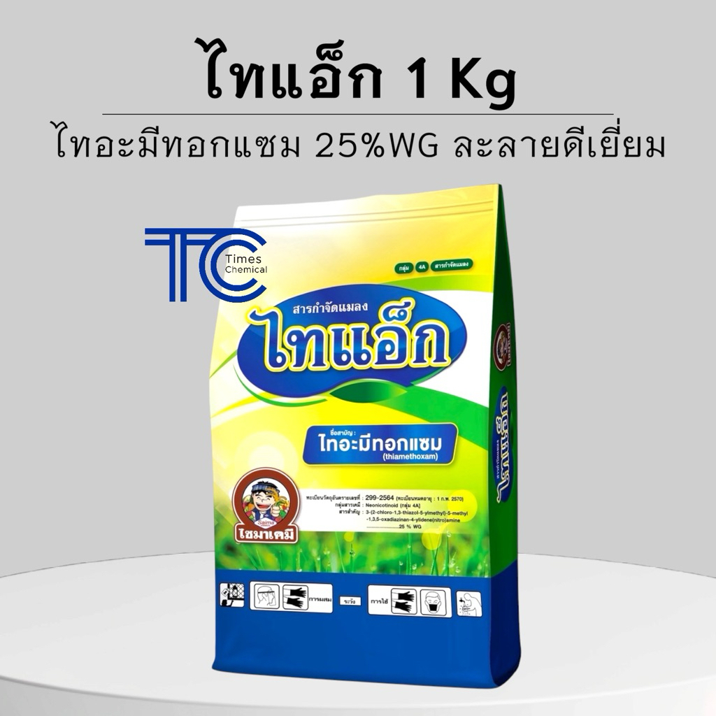 ไทแอ็ก 1กิโลกรัม ไทอะมีท็อกแซม 25%WG กำจัดเพลี้ยทุกชนิด ออกฤทธิ์ดีเยี่ยม