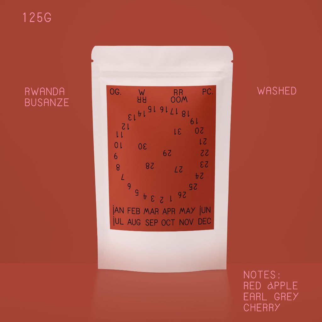 Wonderroom - เมล็ดกาแฟคั่วอ่อน Rwanda Busanze (W) (Light Roast)