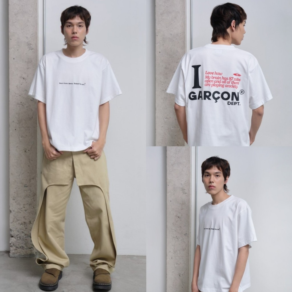 Garcon Basic | I love garcon tee | เสื้อยืดสกรีนลาย