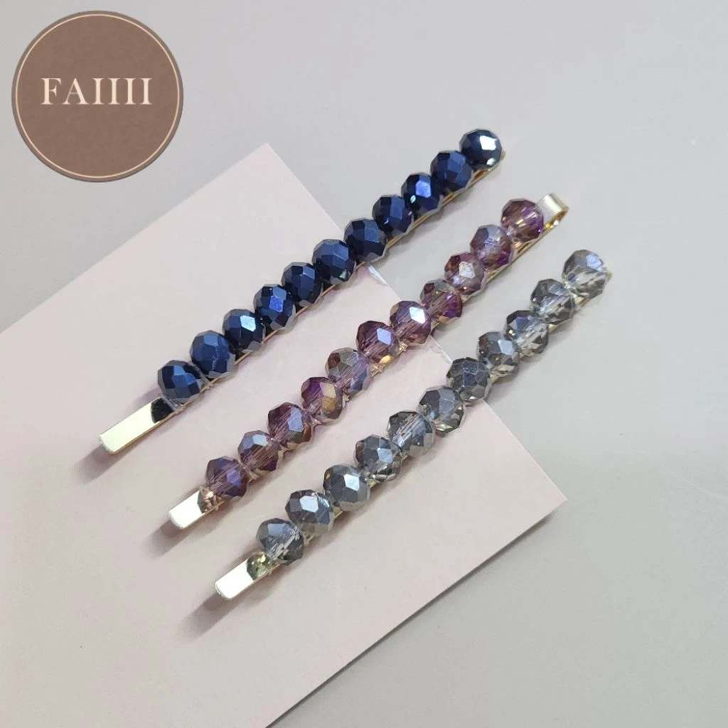 ราคา1คู่ 💙✨ กิ๊บติดผมกิ๊บติดผมคริสตัล