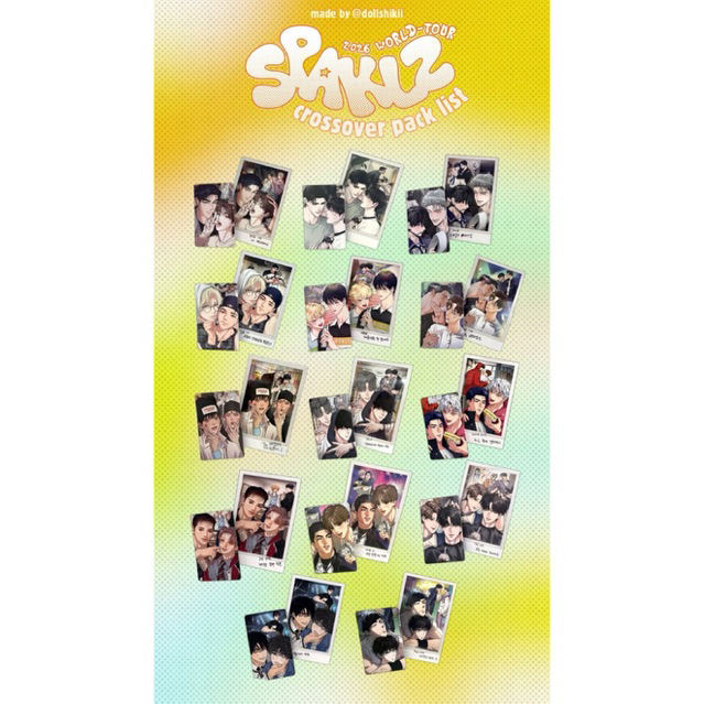 ★ พร้อมส่ง ★ โพลารอยด์ +การ์ด ไอดอล SPAKLZ   เว่ยคุน 👉🏻 กดรับโค้ด Shopee ก่อนนะคับ 🫶🏻