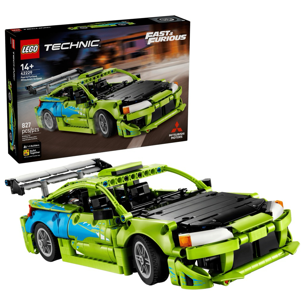 Lego Technic 42229 Fast and Furious Mitsubishi Eclipse Car