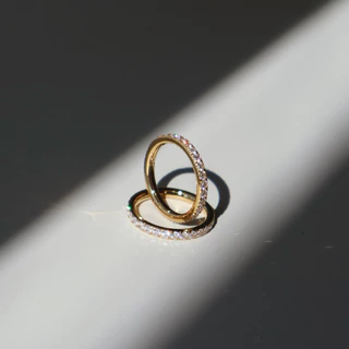 gigaglam sugar baby ring | แหวนเพชรล้อม สแตนเลสตีล